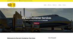 Desktop Screenshot of darwincontainerservices.com.au